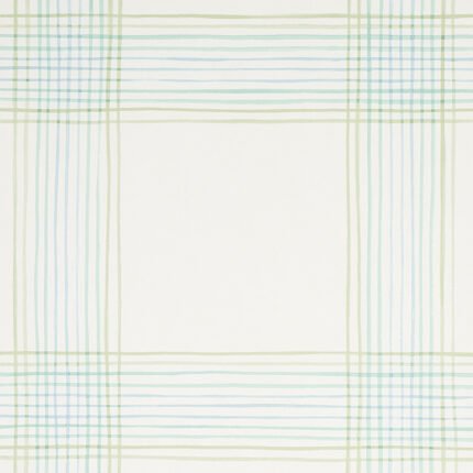 MINERVA PLAID PEACOCK Wallcovering by Schumacher