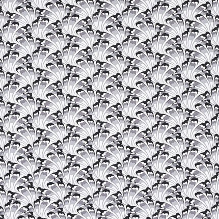 GOTHAM SWING CHARCOAL Wallcovering by Schumacher