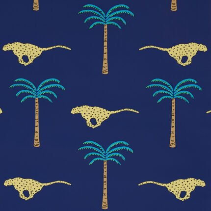 A Wild Desert Dream MIDNIGHT Wallcovering by Schumacher