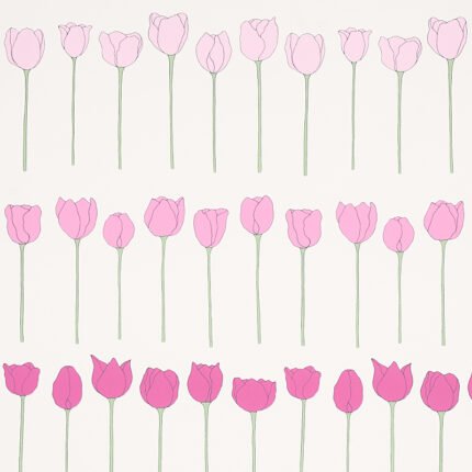 EDIE PINK LADIES Wallcovering by Schumacher