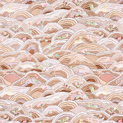 ROLLING HILLS MOCHA / NEUTRAL Wallcovering by Schumacher