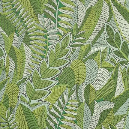 JAPURA FOREST GREEN Wallcovering by Schumacher Mystique Wallpaper SCH-5012661
