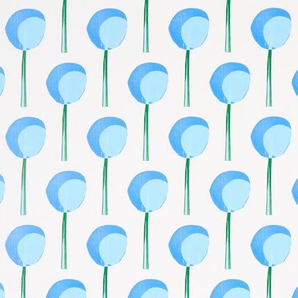 TOPIARY BLUEBELL Wallcovering by Schumacher
