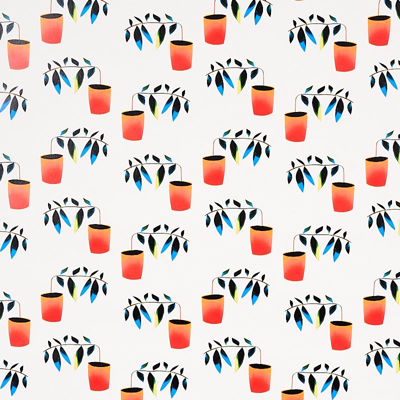 REACHING OUT SPECTRUM MULTI Wallcovering by Schumacher Spectrum Multi