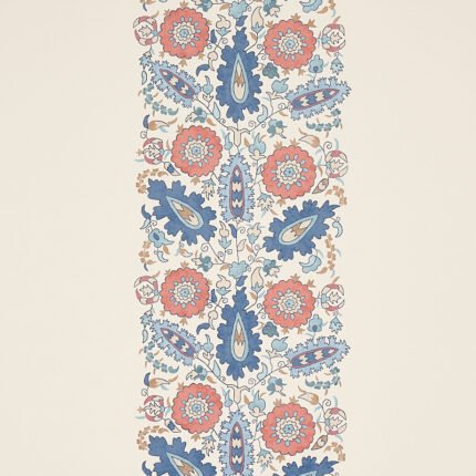 ANATOLIA BLUE & RED Wallcovering by Schumacher