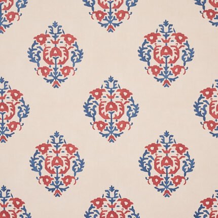 CONSTANTINE RED & BLUE Wallcovering by Schumacher Cabana Wallpaper SCH-5012882