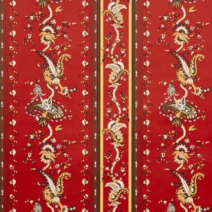 ELENA PAISLEY STRIPE POMPEII Wallcovering by Schumacher Cabana Wallpaper SCH-5012892