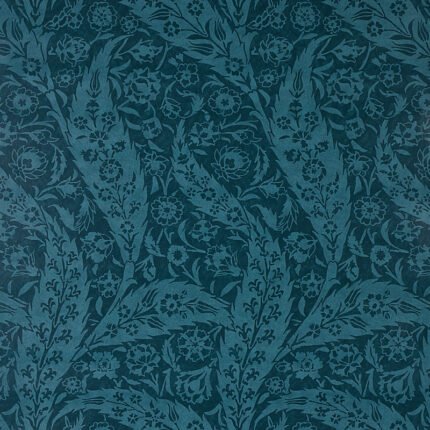 SAZ PAISLEY PEACOCK Wallcovering by Schumacher