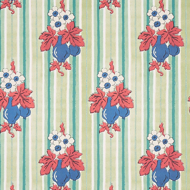 TURNIP MINT Wallcovering by Schumacher Mint