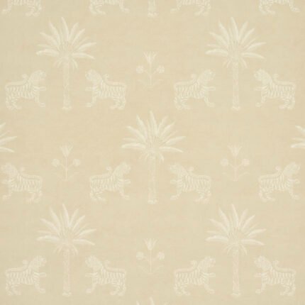 Tiger Palm Silhouette MISTRAL SAND Wallcovering by Schumacher