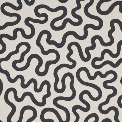 RILEY SOFT BLACK Wallcovering by Schumacher