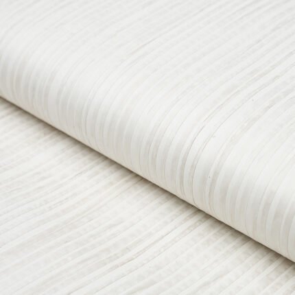 PAPER STRIPE WHITE Wallcovering by Schumacher