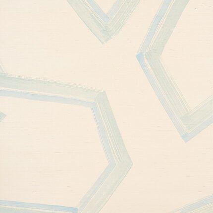 ENZO SISAL BLUE Grasscloth Wallcovering by Schumacher