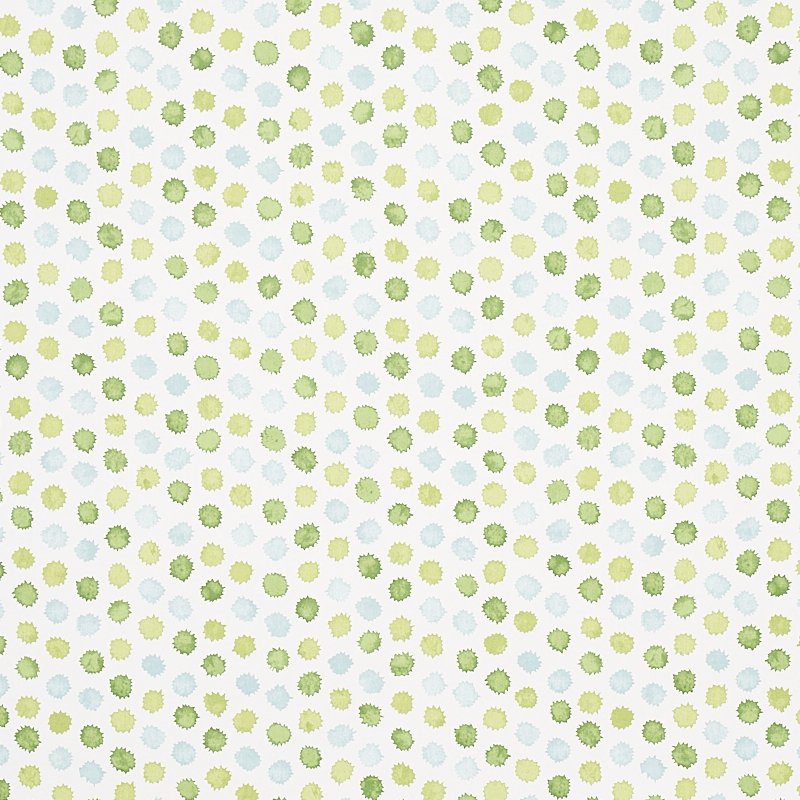5013102.jpg MINI BURSTS GREEN & BLUE Wallcovering by Schumacher - Image 1