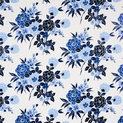 VALENTINA FLORAL BLUES Wallcovering by Schumacher