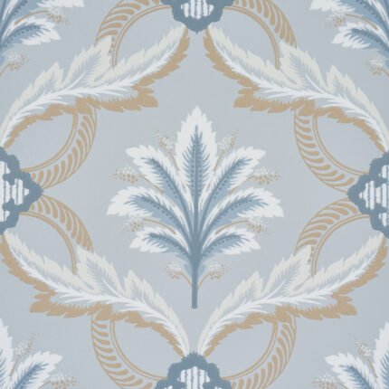 FRONT WALTZ LIGHT BLUE Wallpaper by Schumacher