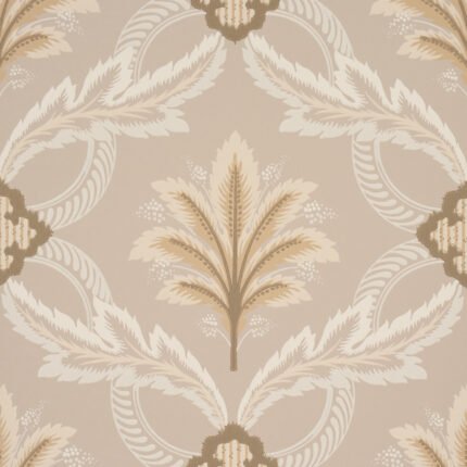 FRONT WALTZ TAUPE Wallpaper by Schumacher