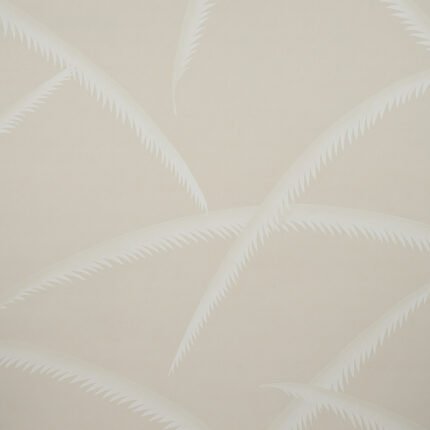 DECO PALMS IVORY ON NATURAL Wallcovering by Schumacher Rhythm In Motion Wallpaper SCH-5013303