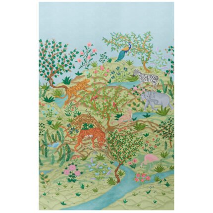 FINCHES JUNGLE PANEL SET VERDANT Panel Set by Schumacher