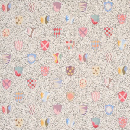 HERALDIC SPREZZATURA Wallcovering by Schumacher Happy Menocal Wallpaper SCH-5013490