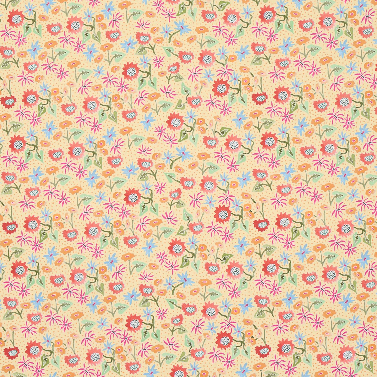 CALICO GIVERNY Wallcovering by Schumacher Giverny