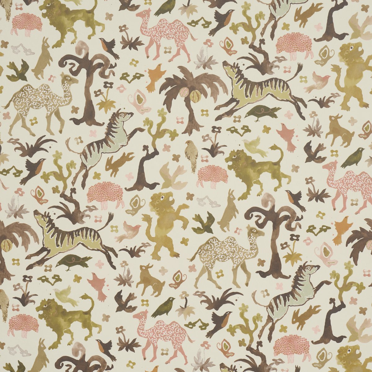 BEASTS DAWN Wallcovering by Schumacher Dawn