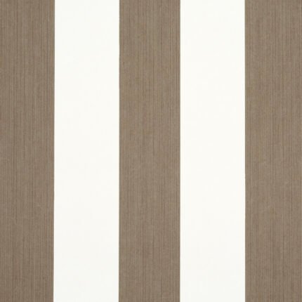 EDWIN STRIPE WIDE MOCHA Wallcovering by Schumacher