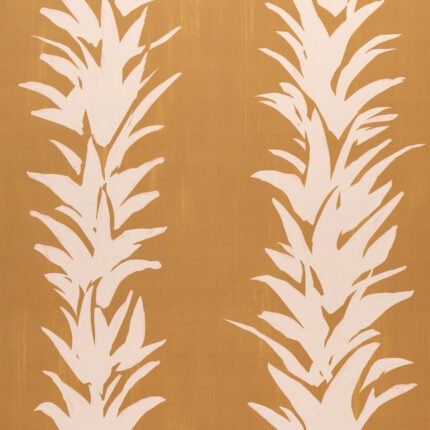 WHITE LOTUS DEEP YELLOW Wallcovering by Schumacher