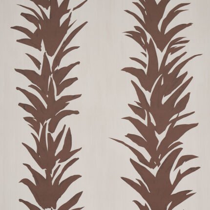 WHITE LOTUS COCOA Wallcovering by Schumacher