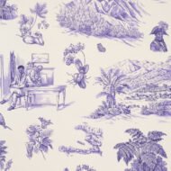 PURPLE ON CREAM
