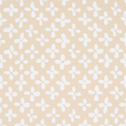 EMERSON IVORY ON BEIGE Wallpaper by Schumacher