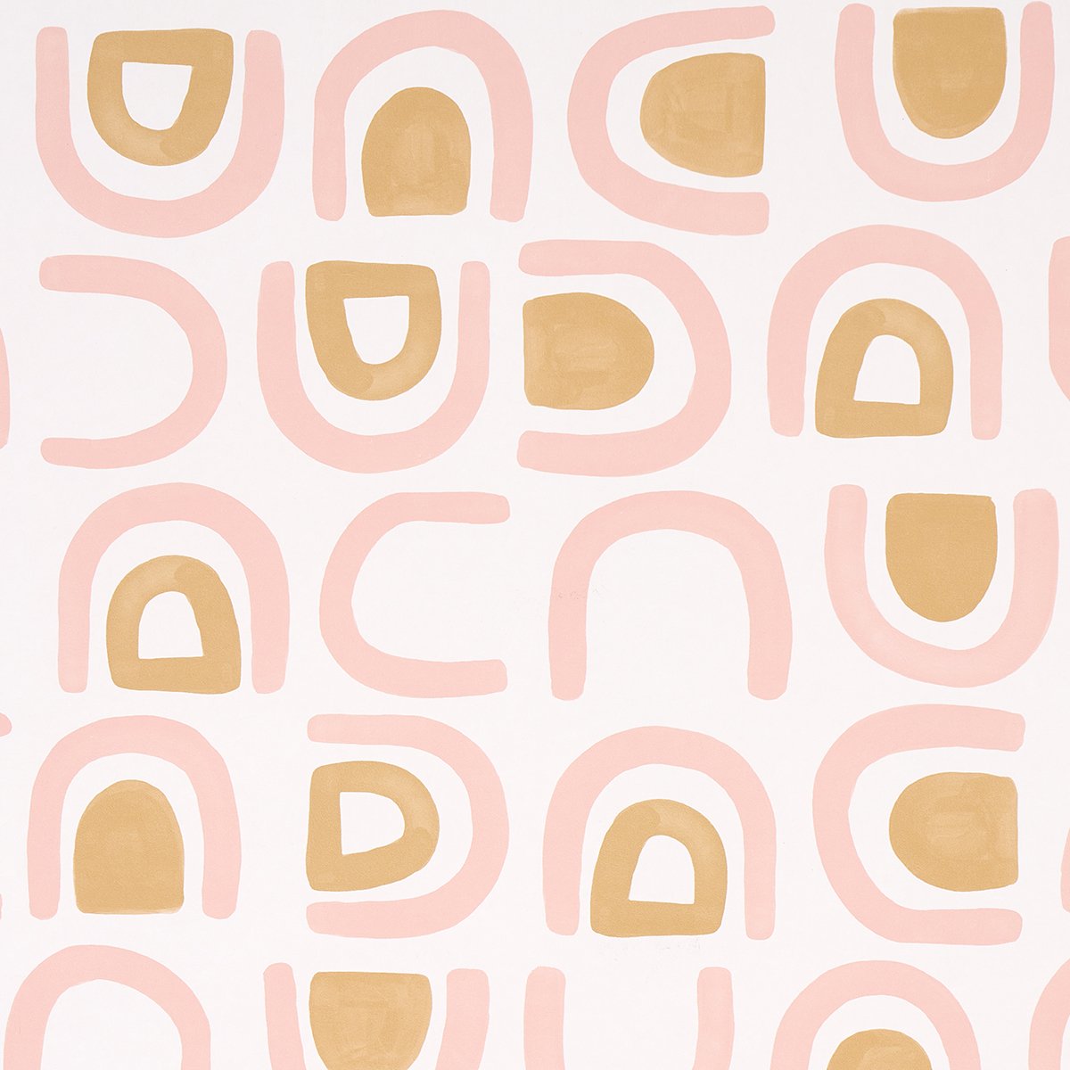 THRESHOLD SALT & OCHRE Wallcovering by Schumacher Salt & Ochre