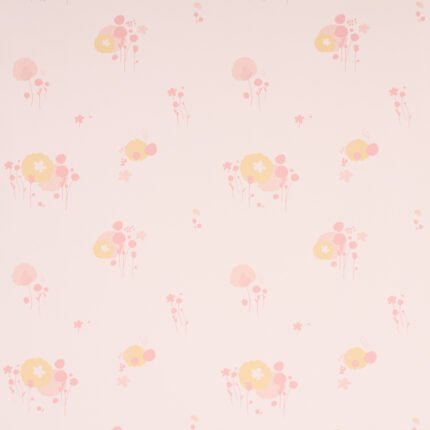 POM POM FOREST BLUSH Wallcovering by Schumacher
