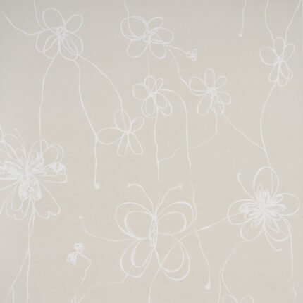 COME BACK AS A FLOWER LIGHT NEUTRAL Wallcovering by Schumacher Hera Ford Wallpaper SCH-5014092