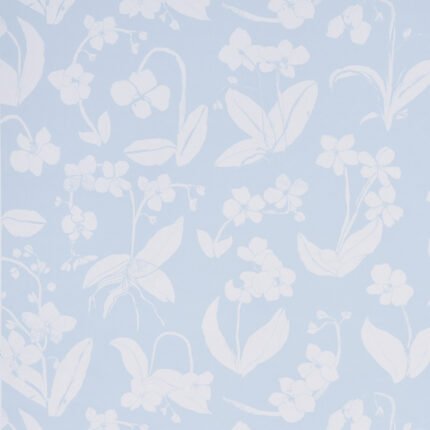 ORCHIDS HAVE DREAMS SKY Wallcovering by Schumacher