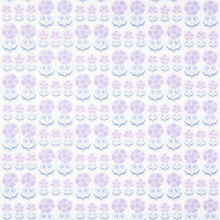 ANJUNA FLORAL LILAC Wallcovering by Schumacher