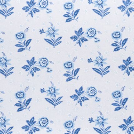 COLLINE PORCELAIN Wallcovering by Schumacher New Traditional: Provençal Wallpaper SCH-5014220
