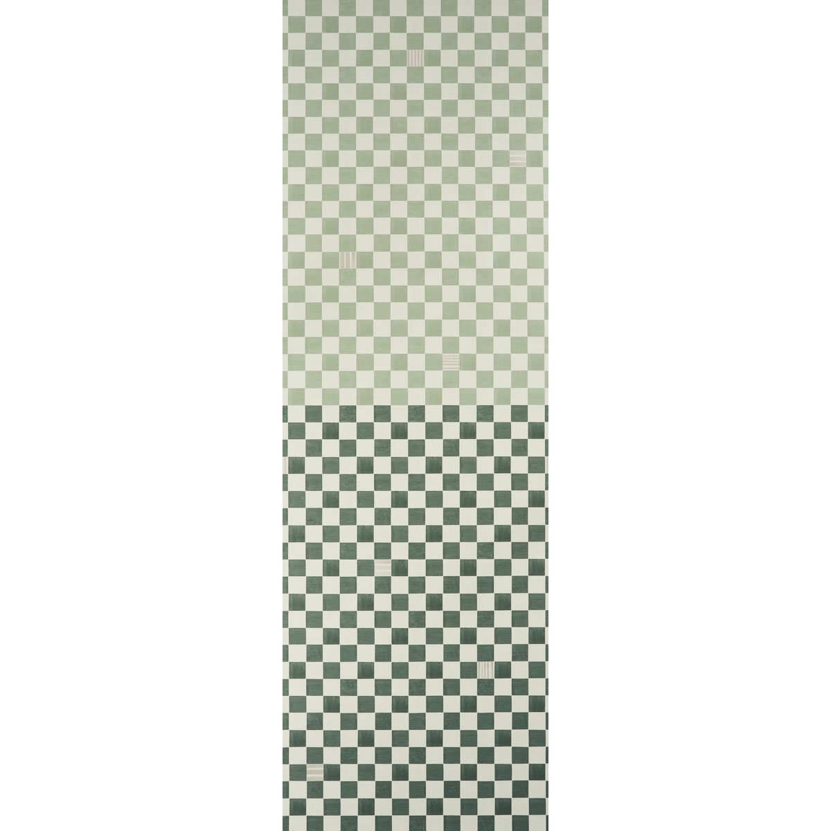Gambit Panel SAGE & DEEP GREEN Wall Mural Panel by Schumacher Sage & Deep Green