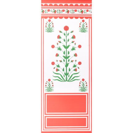 ROYAL POPPY PANEL A RED Wall Mural Panel by Schumacher