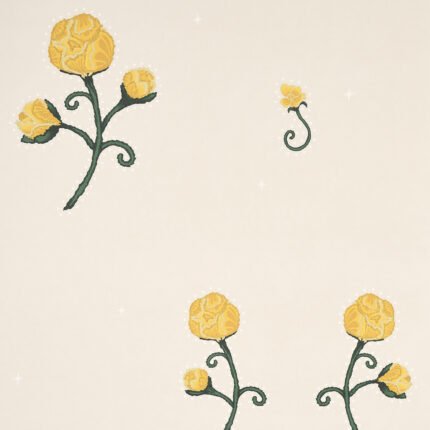 Rhinestone Cowboy BRIGHT YELLOW Wallcovering by Schumacher