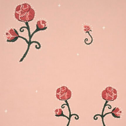 Rhinestone Cowboy PINK Wallcovering by Schumacher