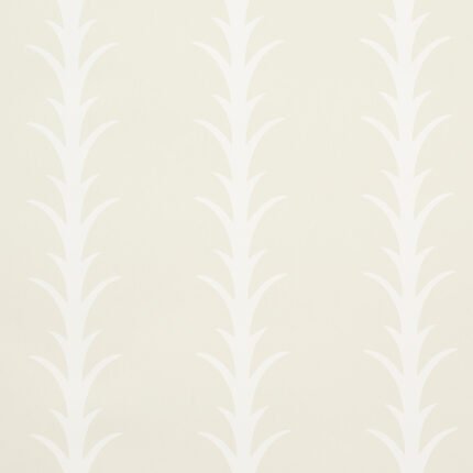 ACANTHUS STRIPE IVORY ON NEUTRAL Wallpaper by Schumacher