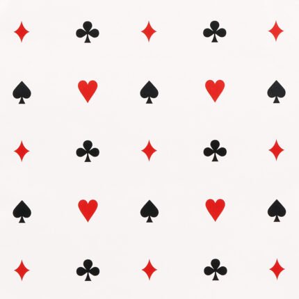 LE JOUEUR ROUGE ET NOIR Wallpaper by Schumacher