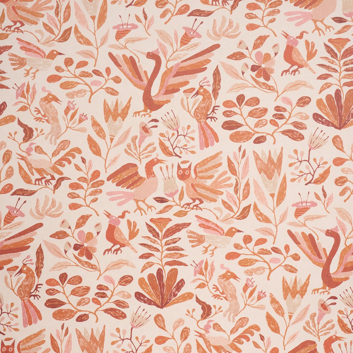 5014832.jpg CANOPY TERRACOTTA Wallcovering by Schumacher - Image 1