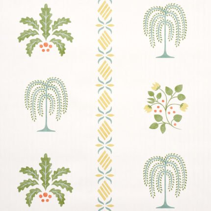 WILLARD HOUSE STENCIL GREEN Wallcovering by Schumacher