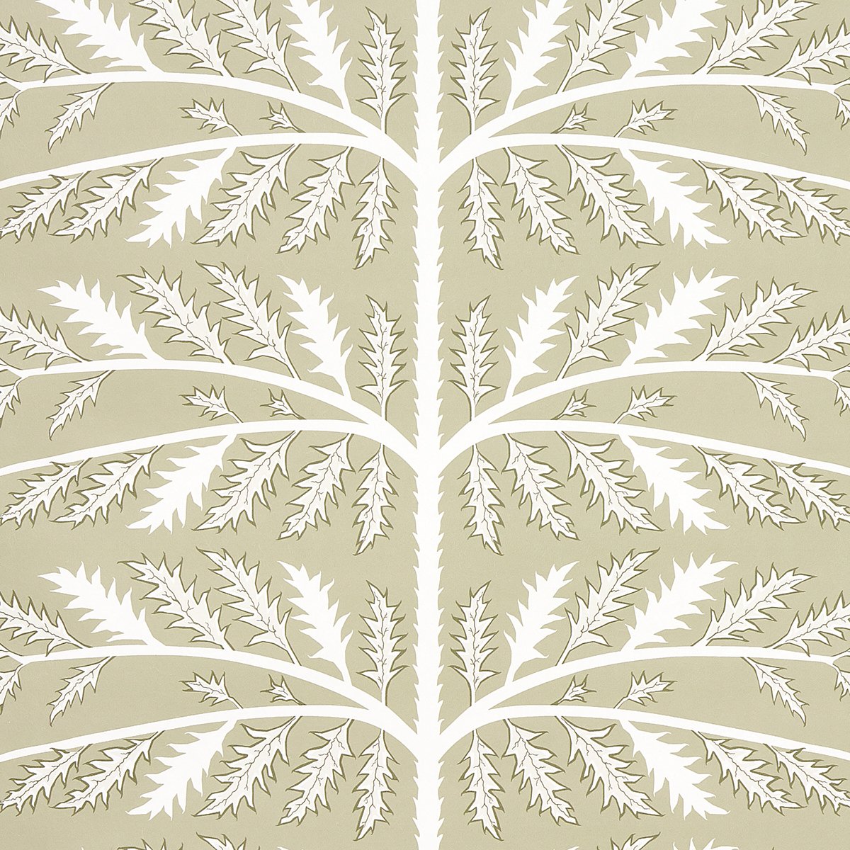 Thistle NEUTRAL Wallcovering by Schumacher Neutral