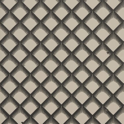 MAIZE BLACK & CREAM Wallpaper by Schumacher