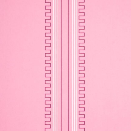 Greco Stripe PINK Wallpaper by Schumacher
