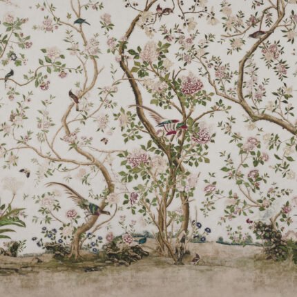 LES OISEAUX PANEL SET IVORY Panel Set by Schumacher