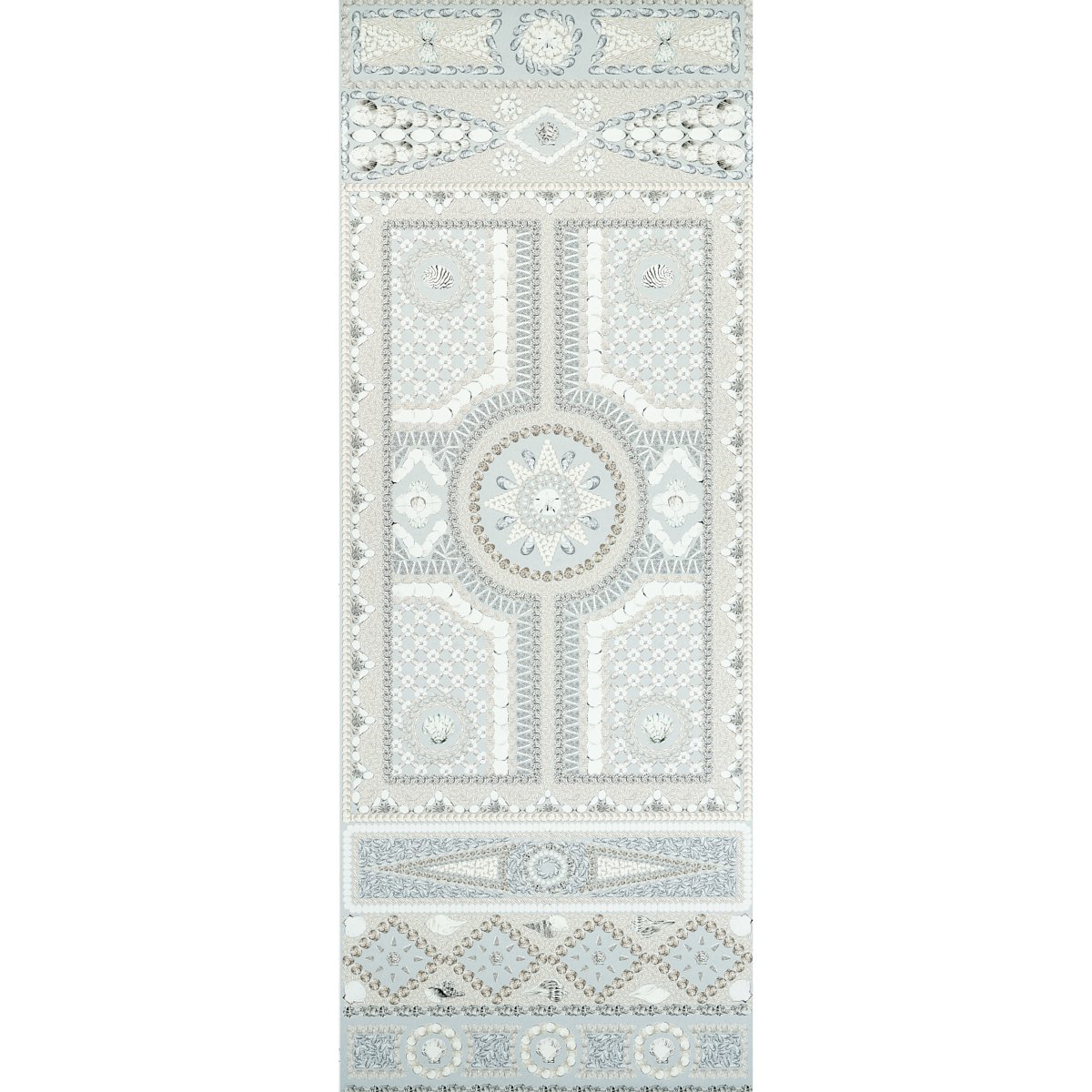 5015164.jpg SHELL GROTTO PANEL A SEAFOAM Wall Mural Panel by Schumacher Mary Mcdonald Wallpaper SCH-5015164